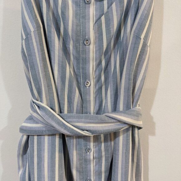 Nwt The Jetset Diaries | Love Like A Sunset Blue Striped Maxi Dress - Picture 4 of 14